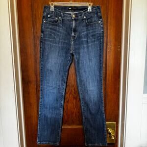 EUC Levi’s 505 Straight Leg Jeans Medium Wash Denim 12 Western‎ Rodeo Y2K 2013